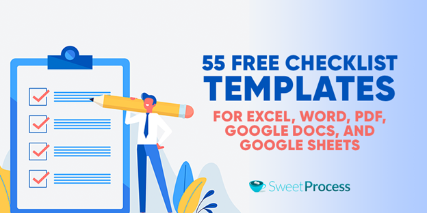 55 Free Checklist Templates For Excel Word PDF Google Docs And