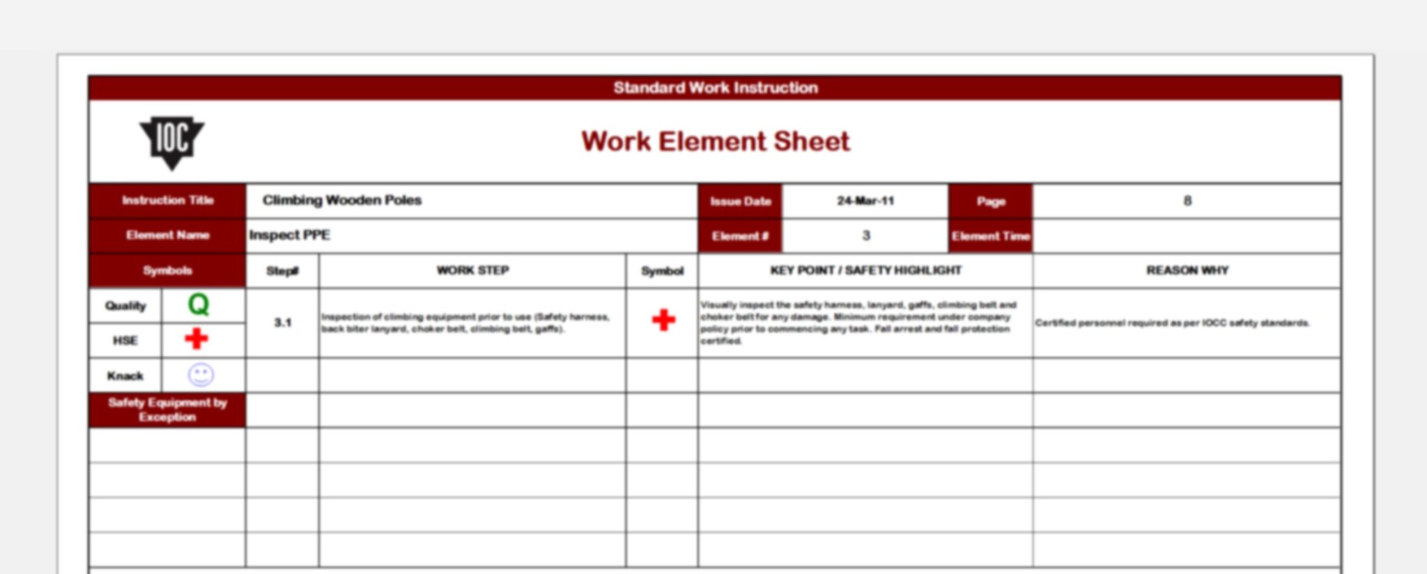 Iso Work Instruction Template Letter Example Template Vrogue