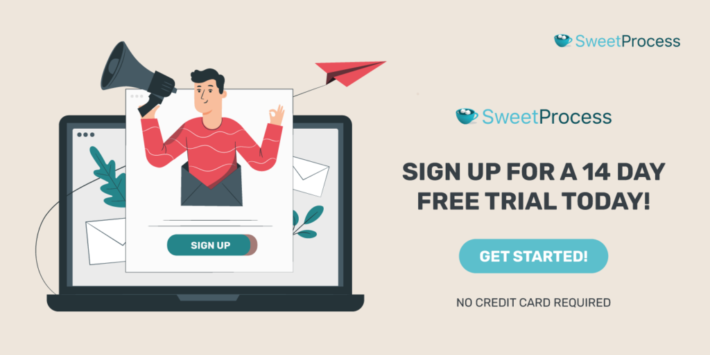 How to Delegate  – Claim your 14-day FREE TRIAL of SweetProcess