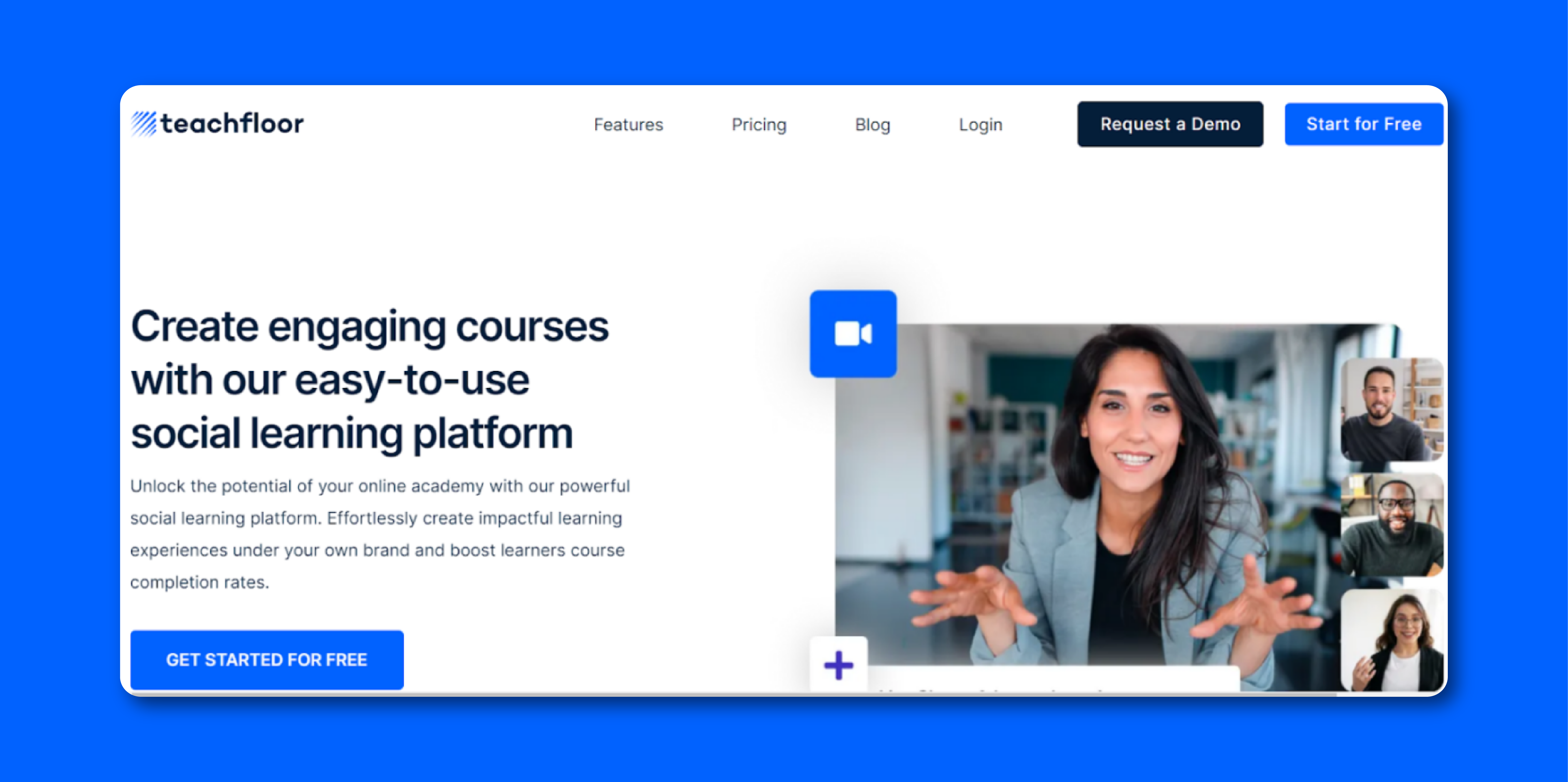 2. Teachfloor: Best TalentLMS Alternative for Social Learning