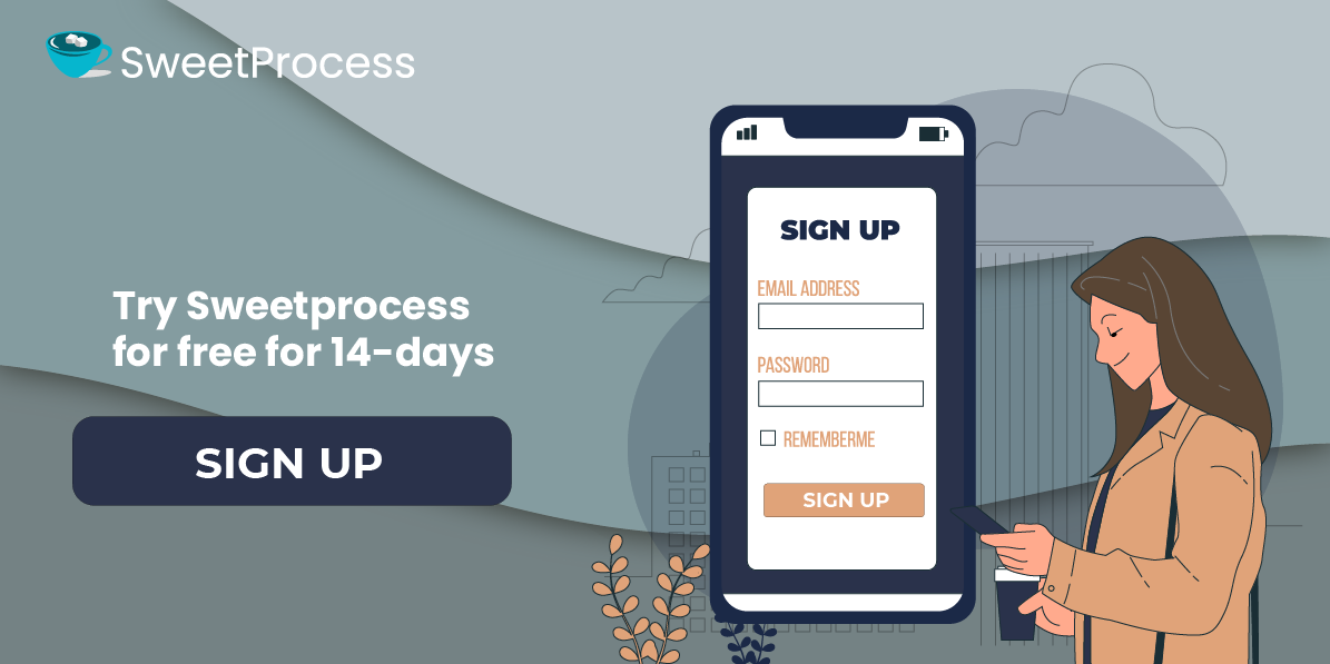 Signup for Sweetprocess