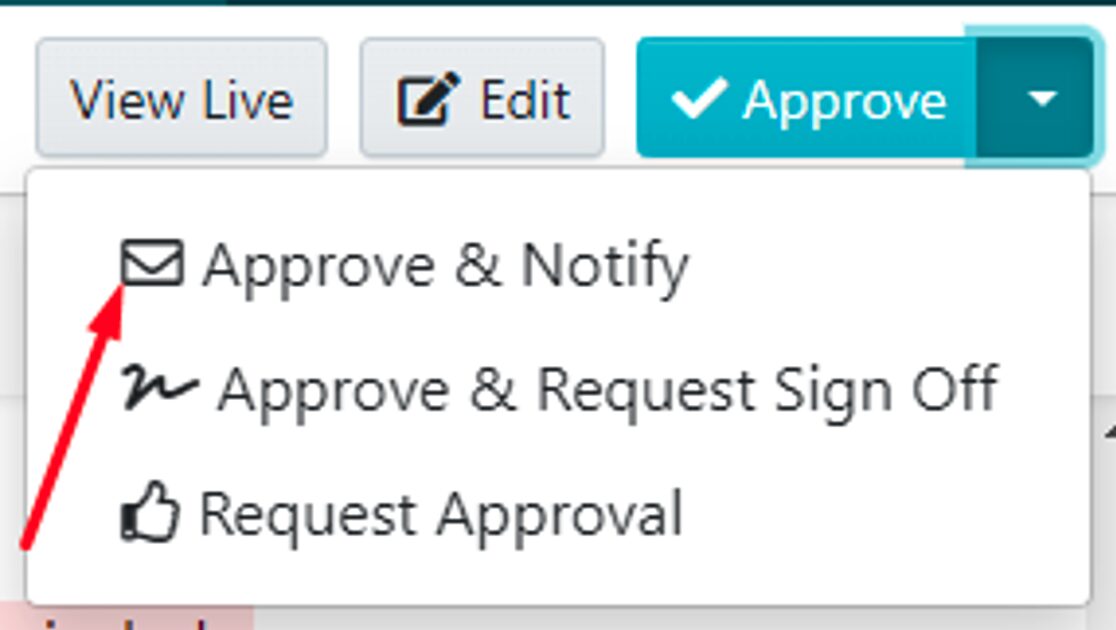 Approve and Notify