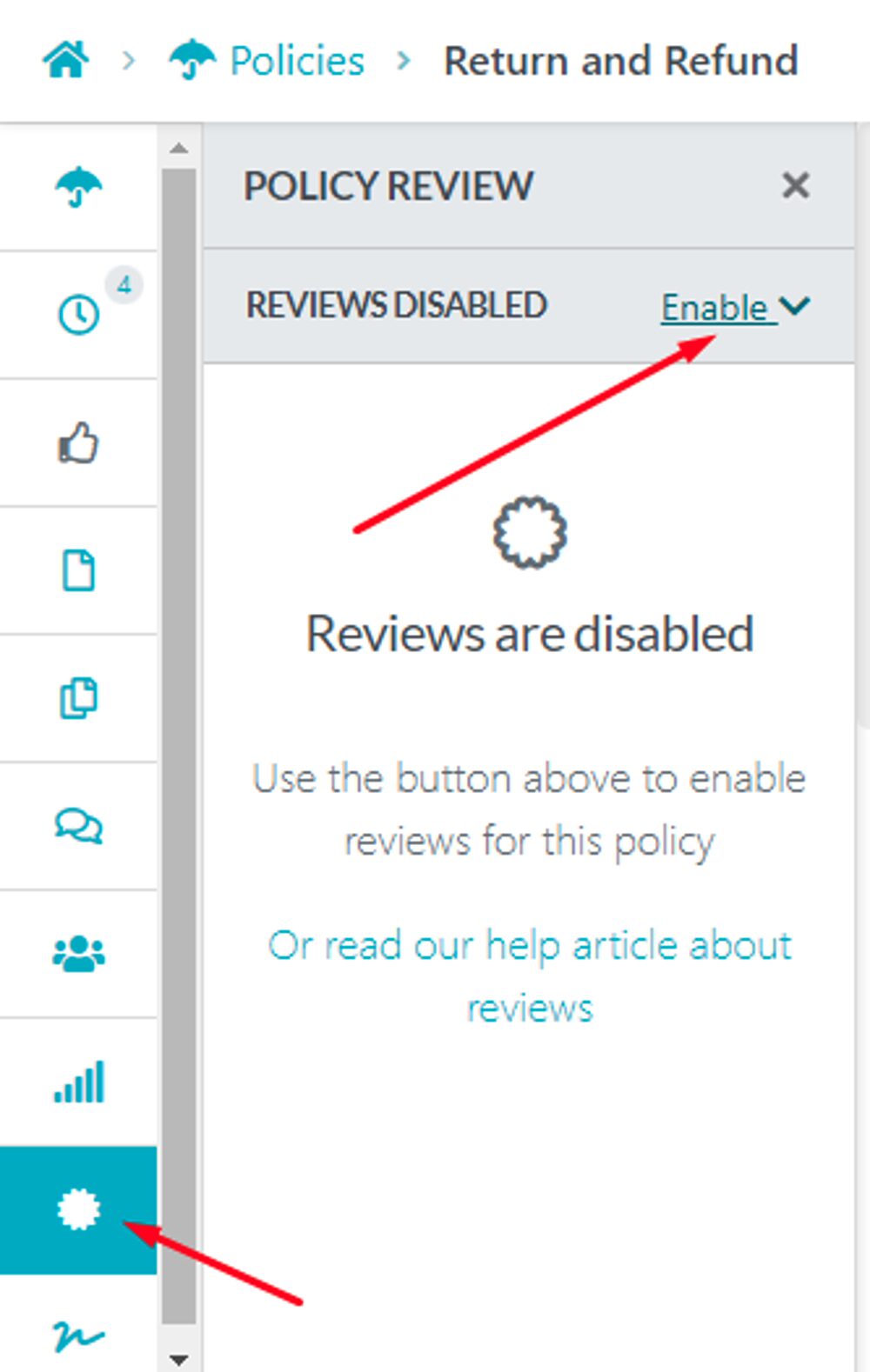 Set up a Periodic Review of Your Policies Automatically