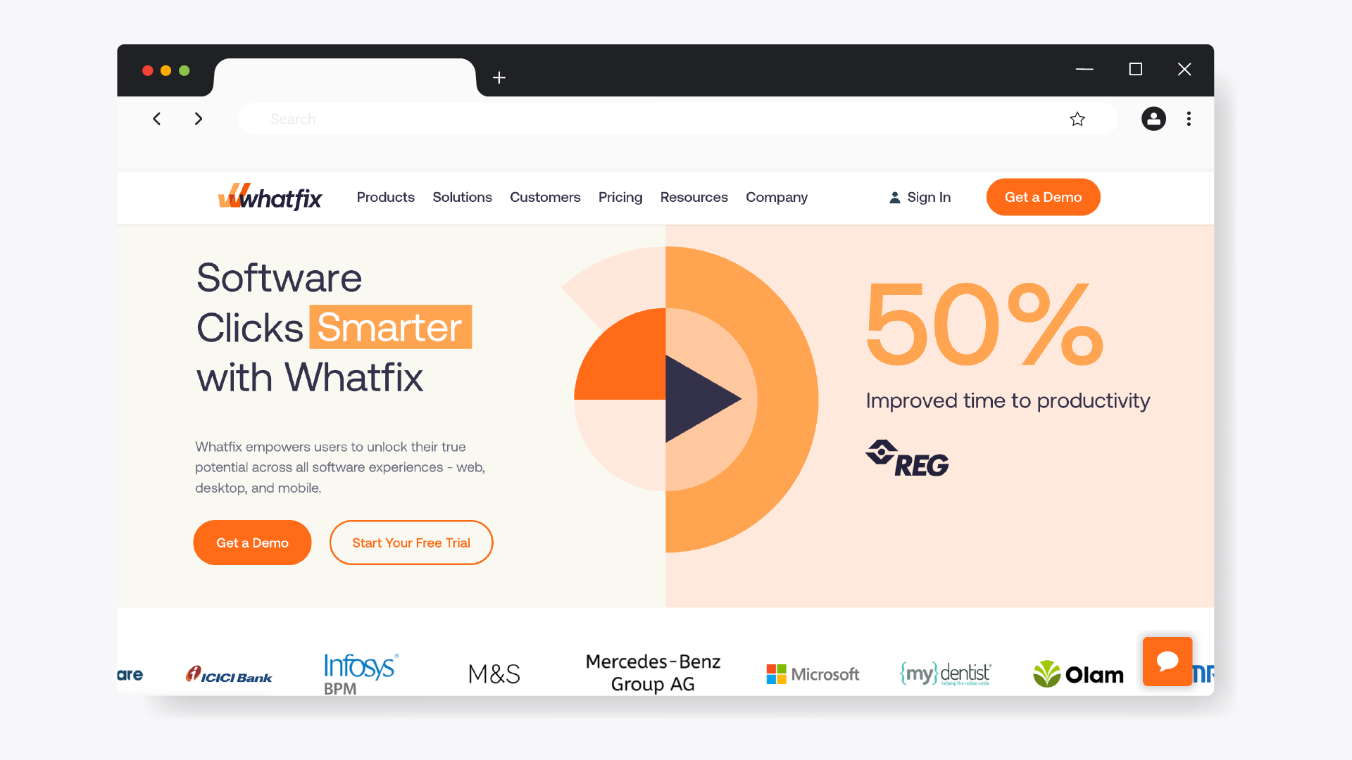 Whatfix: Best for Improving Employee Efficiency Website