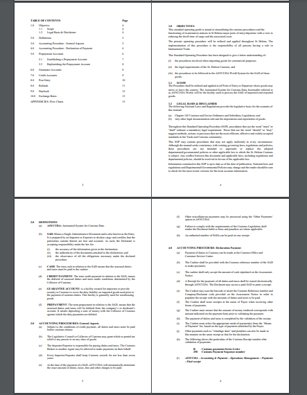 6) Accounting SOP Template  