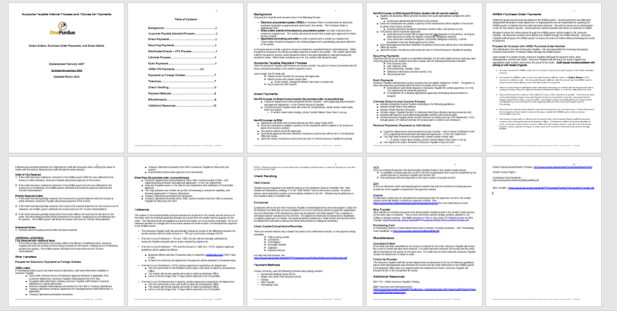 12) Accounts Payable SOP Template