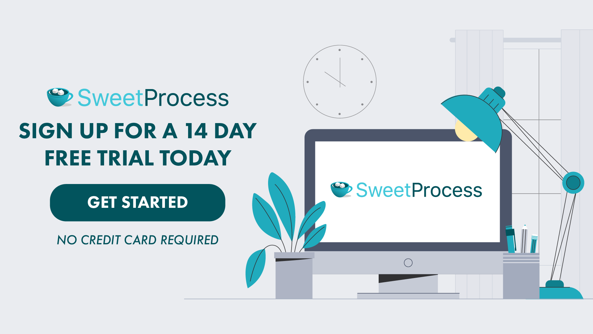 sign up for a free trial of sweetprocess