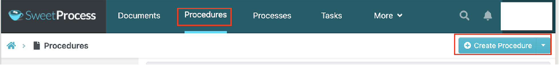 Navigate to the “Procedures” section and click on “Add Procedure.”