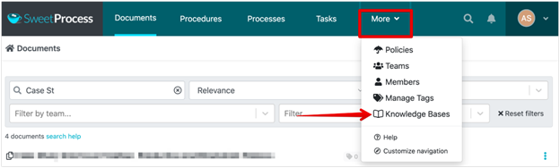 Turn procedures and policies to knowledge base