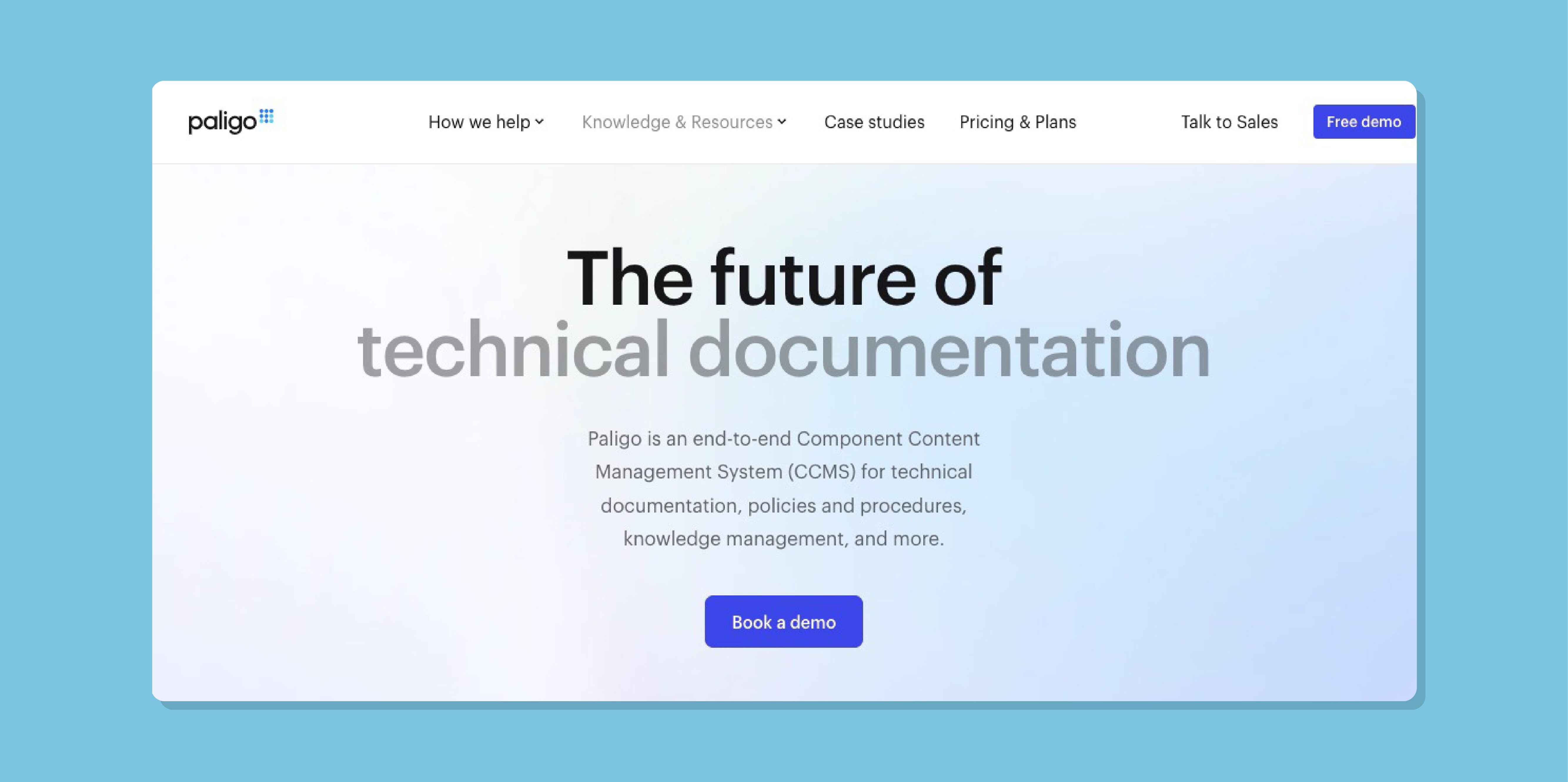 9. Paligo: Best User Manual Software for Technical Documentation