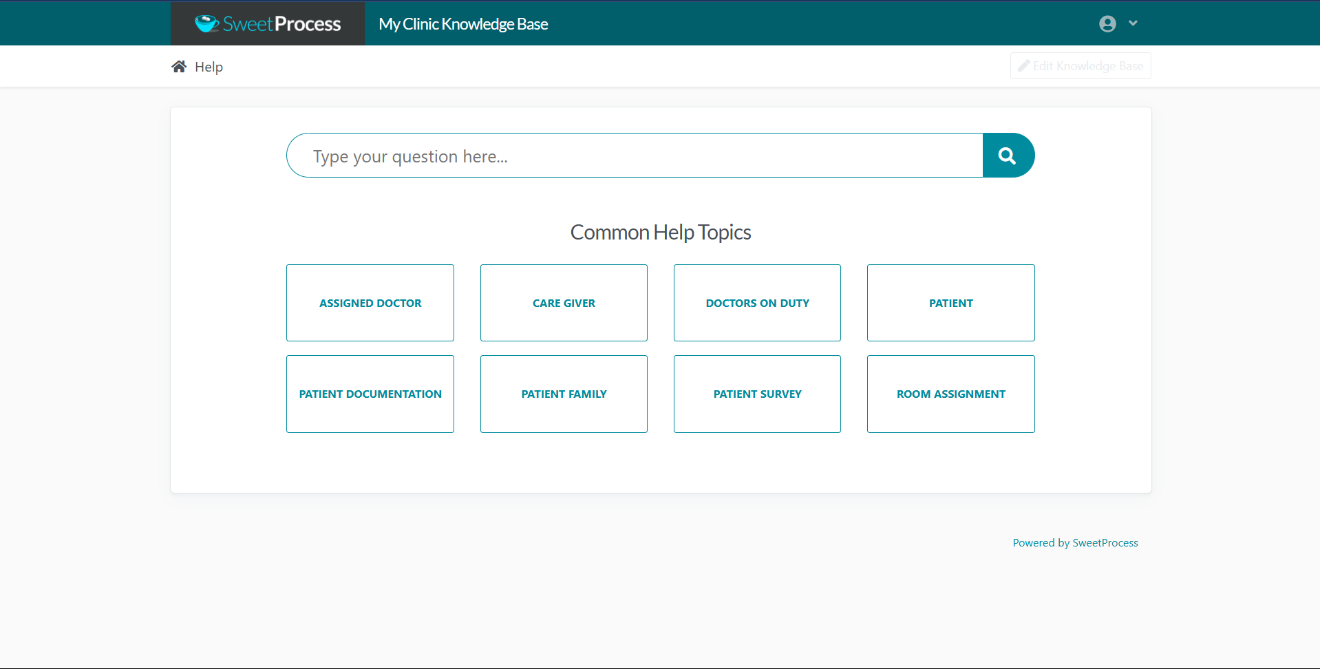 Sample SwwetProcess Knowledge Base Page